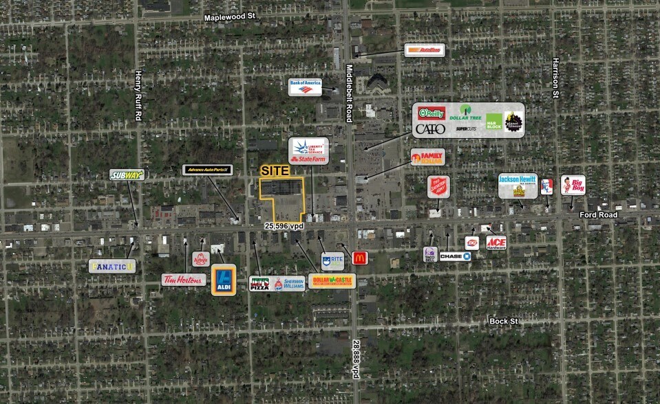 More Photos Of 29600 Ford Rd, Garden City Land For Lease