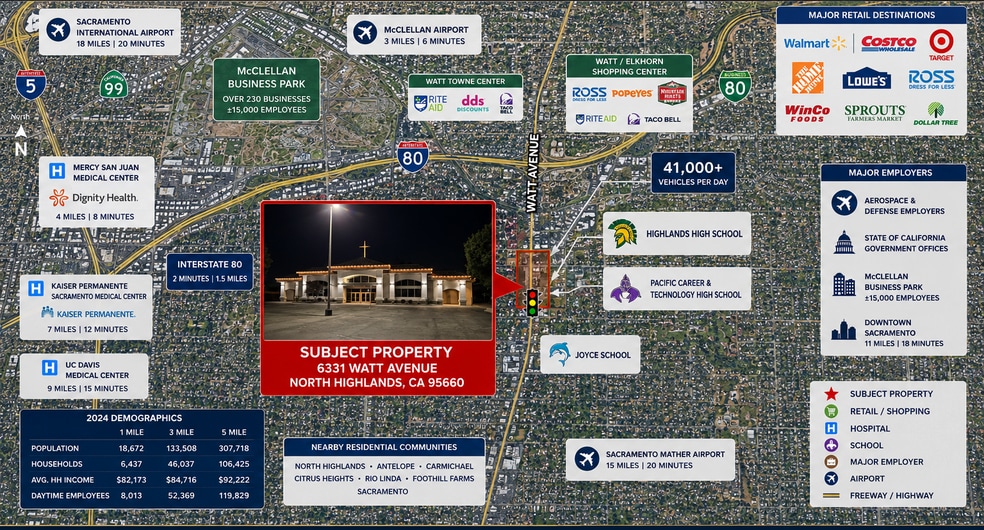 More Photos Of 6331 Watt Ave, North Highlands Religious Facility For Sale