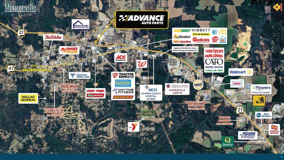 More Photos Of 1471 S Highway 21 Byp, Monroeville Freestanding For Sale