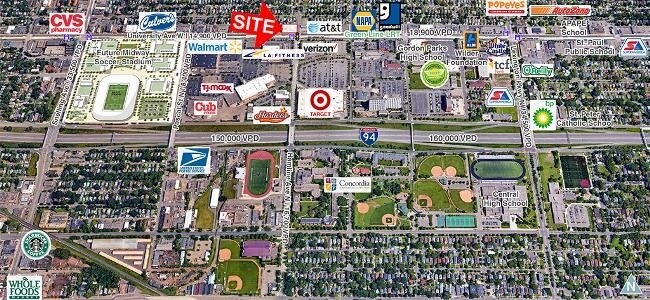 Primary Photo Of 1347 University Ave W, Saint Paul Land For Sale