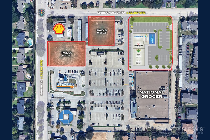 Primary Photo Of 14380 Marsh Ln, Addison General Retail For Lease