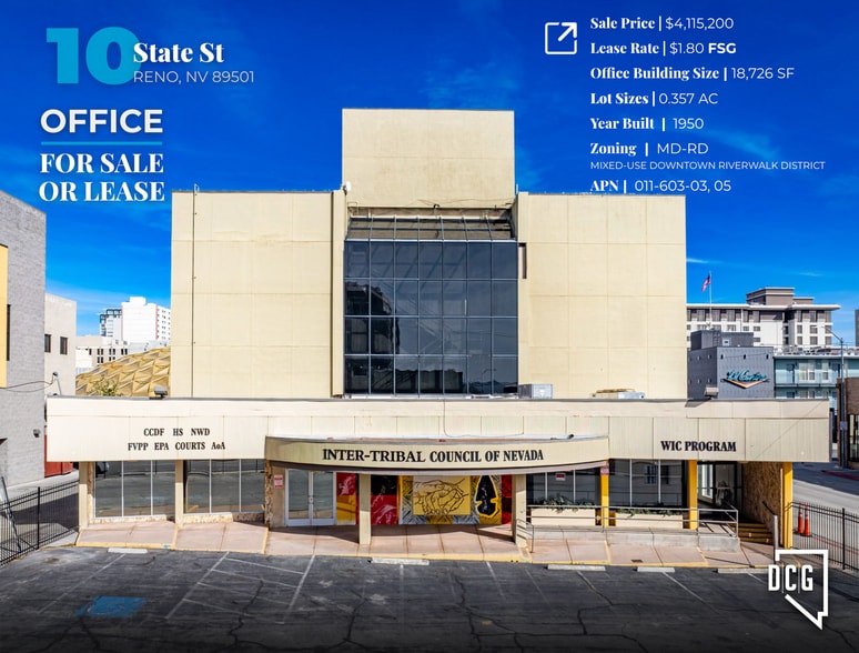 More Photos Of 10 State St, Reno Office For Lease