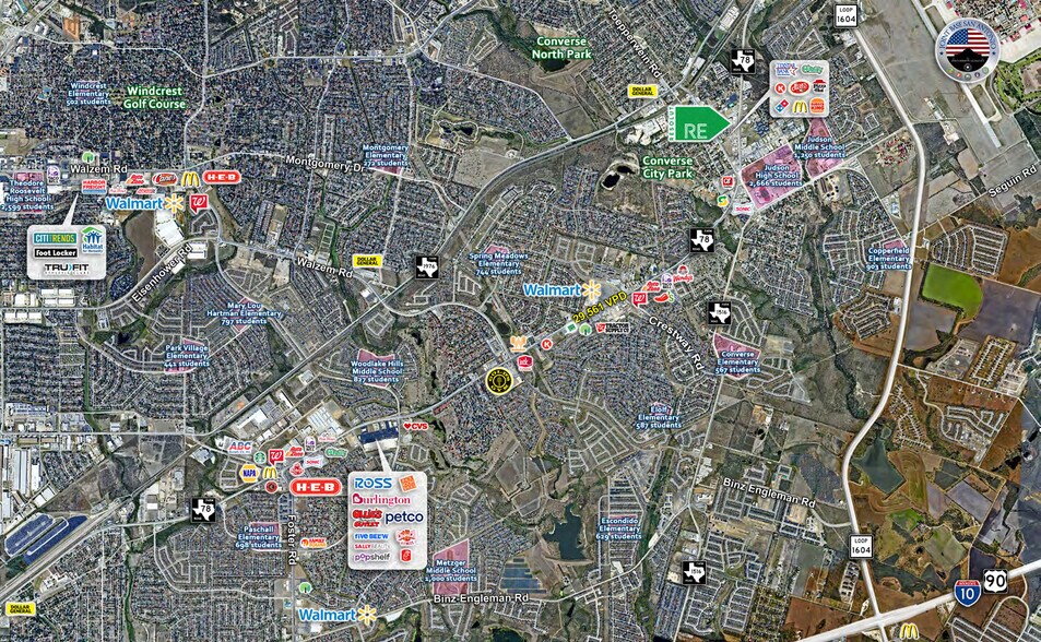 More Photos Of 9179 FM 78, Converse Storefront For Lease