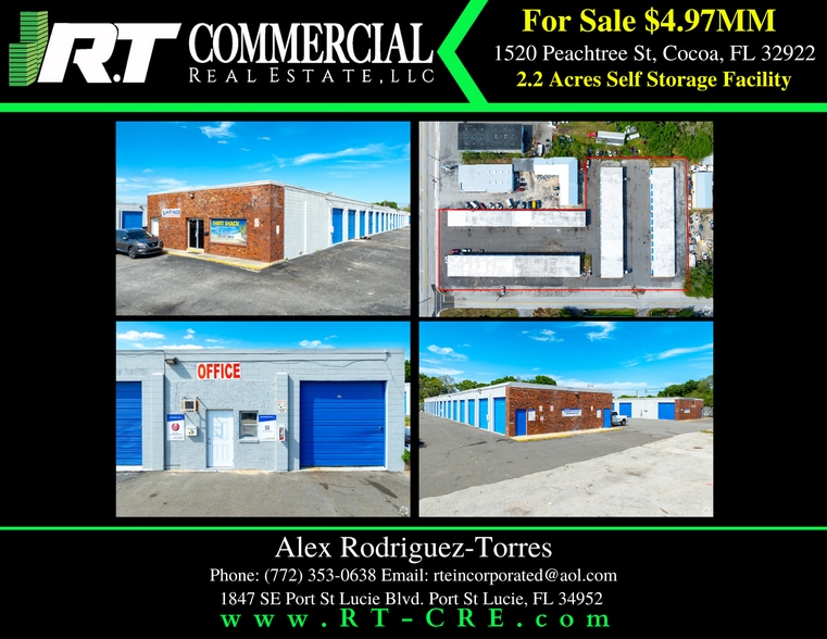 More Photos Of 1520 Peachtree St, Cocoa Self Storage For Sale