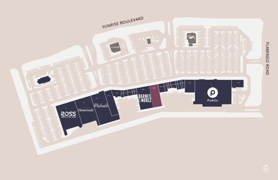More Photos Of 12472-12594 W Sunrise Blvd, Sunrise General Retail For Lease