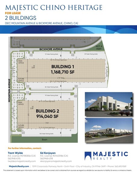More Photos Of SEC Mountain Ave & Bickmore Ave, Chino Distribution For Lease
