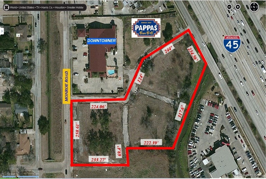 Primary Photo Of Gulf Freeway & Monroe Rd, Houston Land For Sale