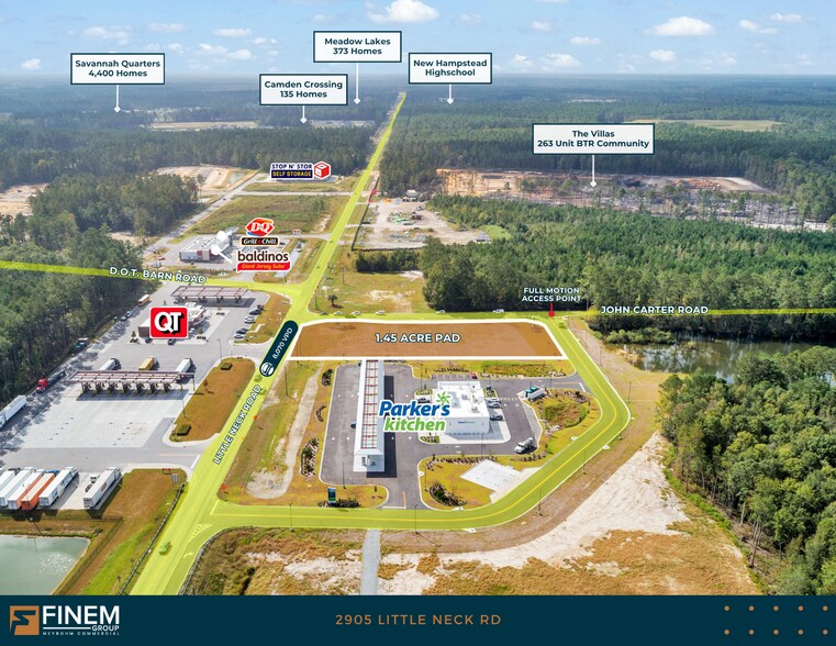 More Photos Of 2905 Little Neck Rd, Bloomingdale Land For Lease