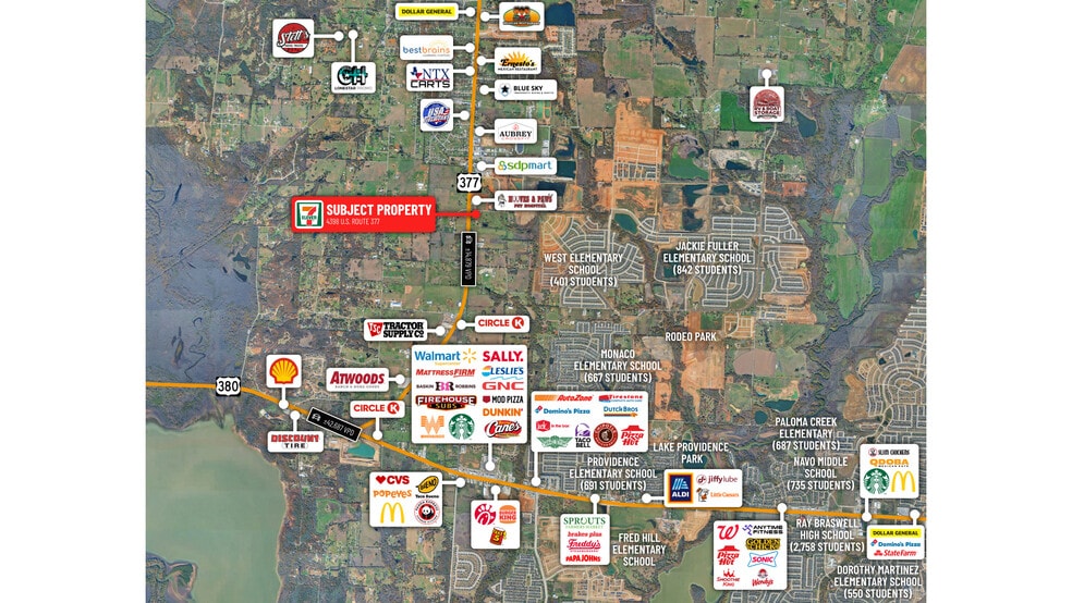 More Photos Of 4398 US Route 377, Aubrey Convenience Store For Sale
