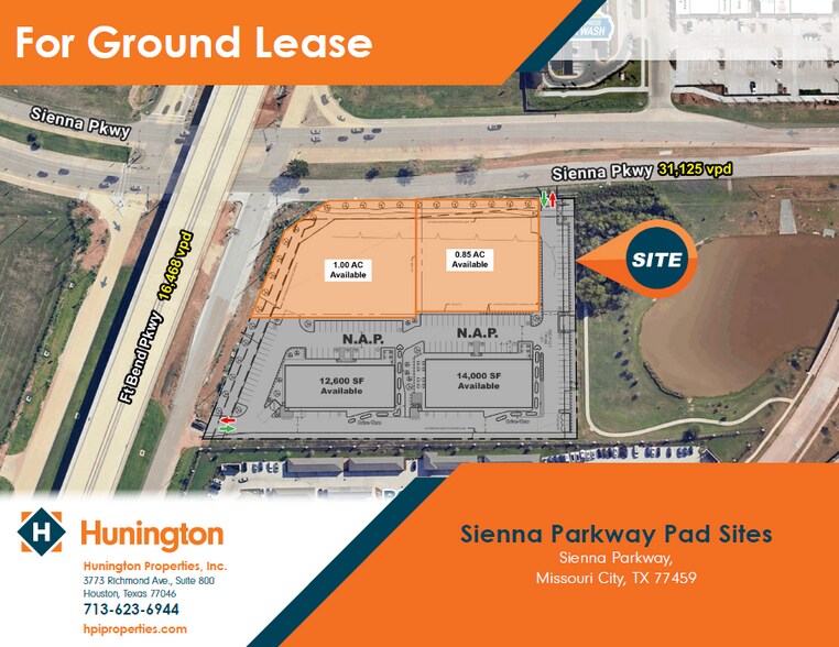 Primary Photo Of Sienna Pkwy, Missouri City Land For Lease