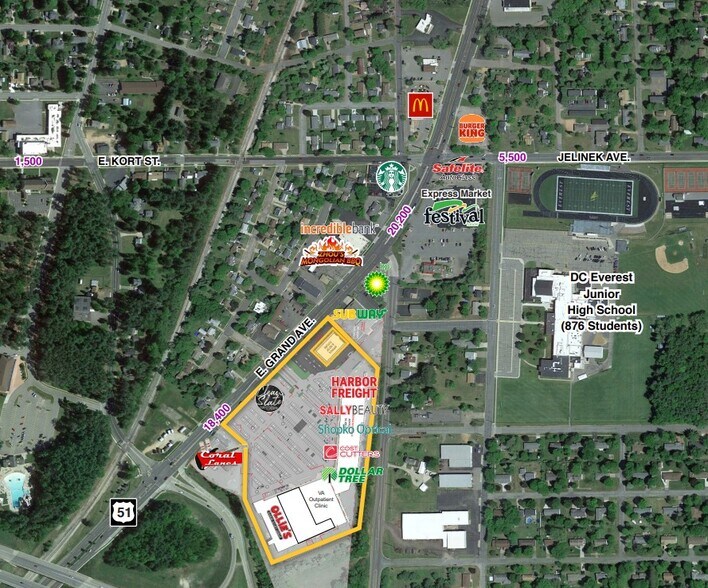 More Photos Of 1029-1101 E Grand Ave, Rothschild Unknown For Lease