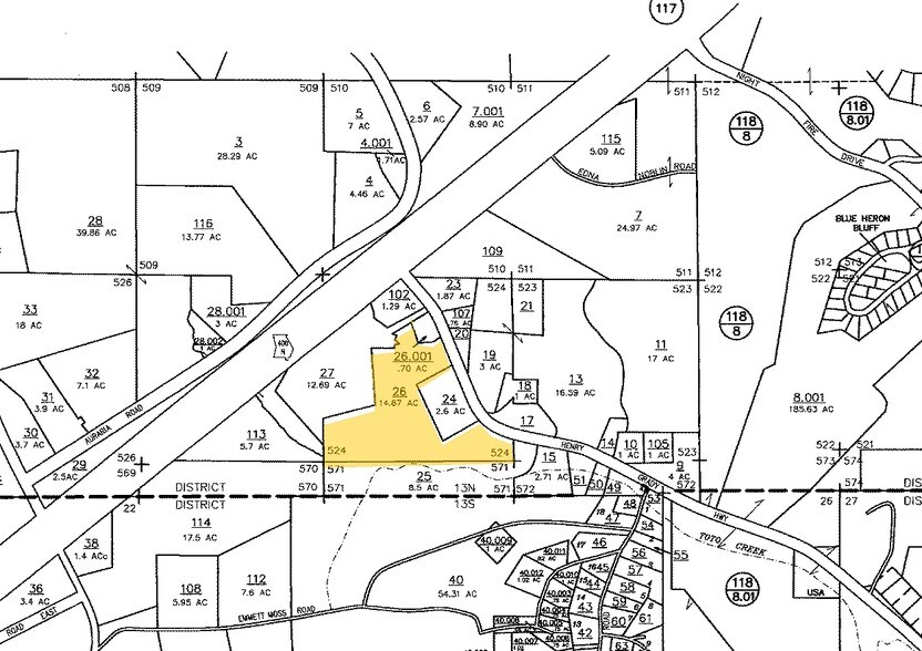 More Photos Of 106 Henry Grady Hwy, Dawsonville Land For Sale