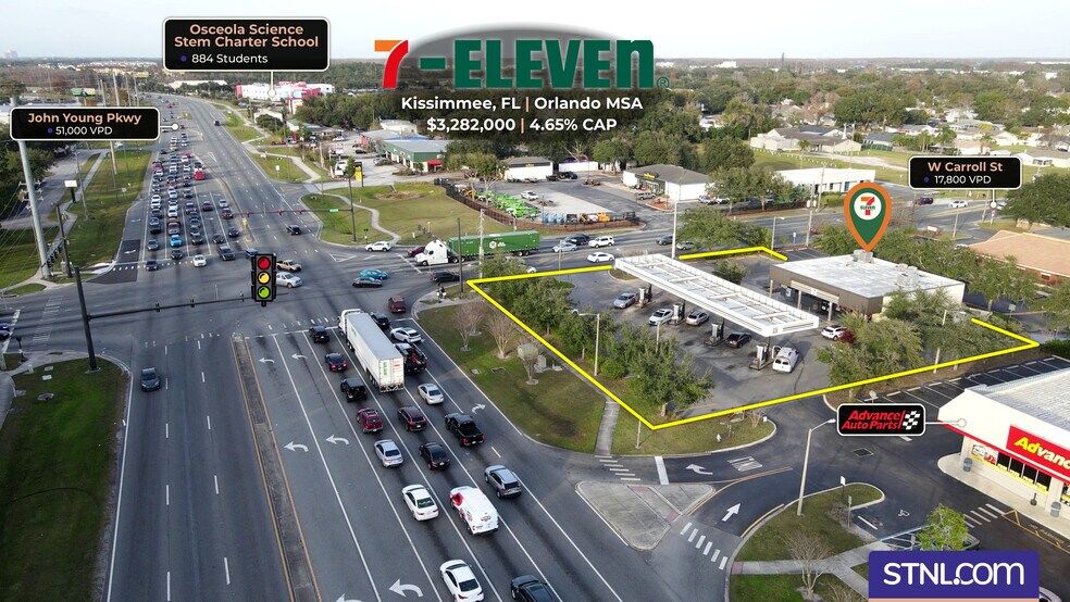 Primary Photo Of 2655 N John Young Pky, Kissimmee Service Station For Sale