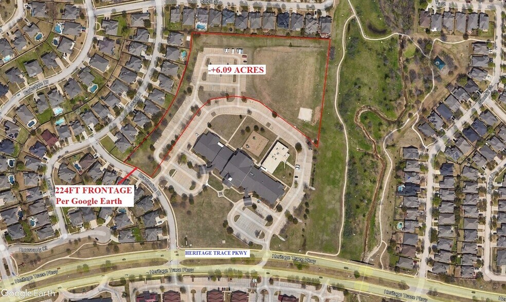 Primary Photo Of 4201 Heritage Trace Pky, Fort Worth Land For Sale
