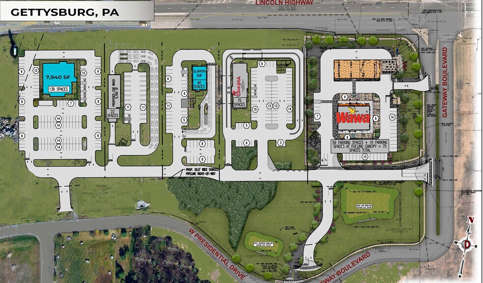 More Photos Of Route 30 @ Gateway Blvd, Gettysburg Land For Lease
