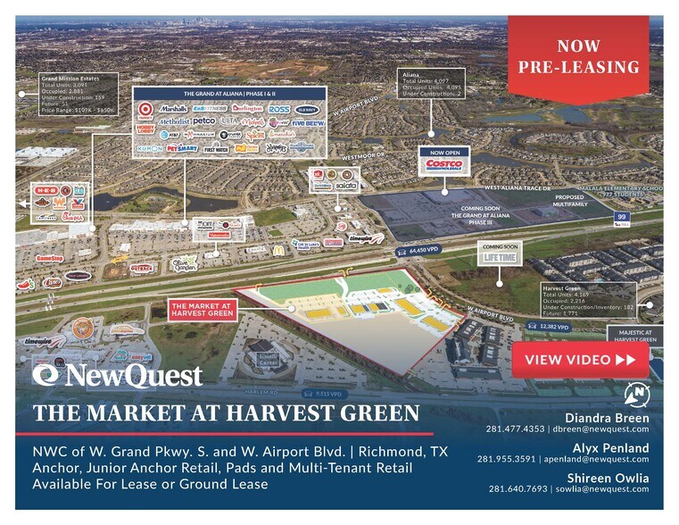 Primary Photo Of NWC W Grand Parkway S & W Airport Blvd, Richmond Land For Lease