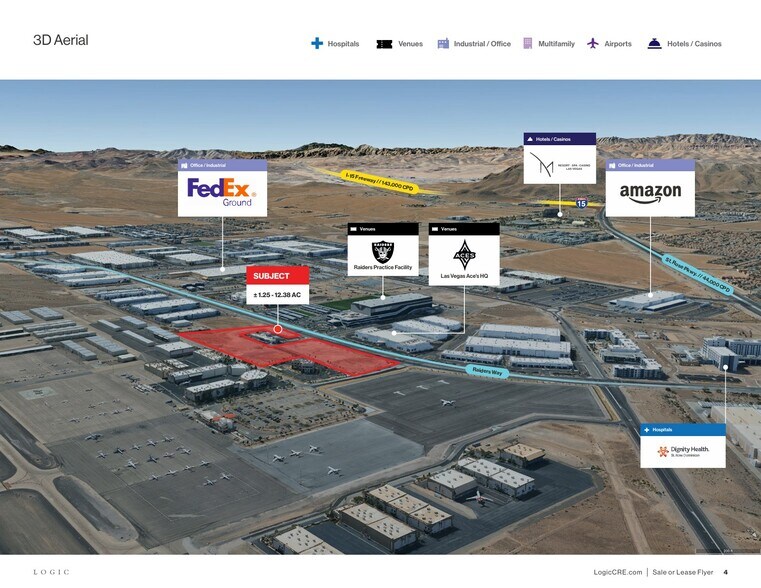 More Photos Of SEC Raiders Way & Executive Terminal Dr, Henderson Land For Lease