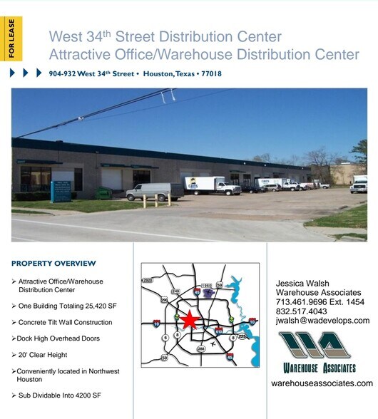 More Photos Of 904-932 W 34th St, Houston Warehouse For Lease