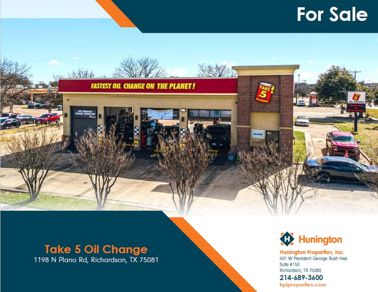 Primary Photo Of 1198 N Plano Rd, Richardson Auto Repair For Sale