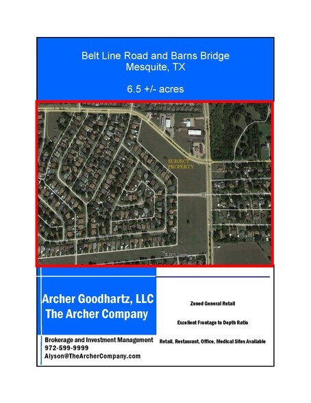 Primary Photo Of 4150 Belt Line Road, Mesquite Land For Sale