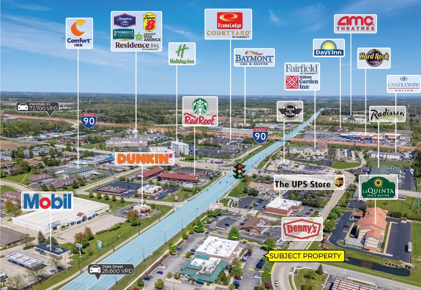 More Photos Of 7310 Walton St, Rockford Freestanding For Sale