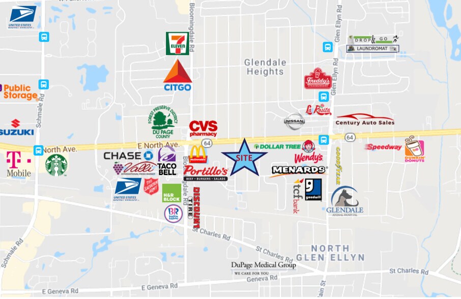 More Photos Of 271 E North Ave, Glendale Heights Freestanding For Sale