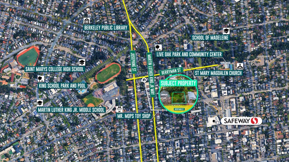 More Photos Of 1850 Berryman st, Berkeley Land For Sale