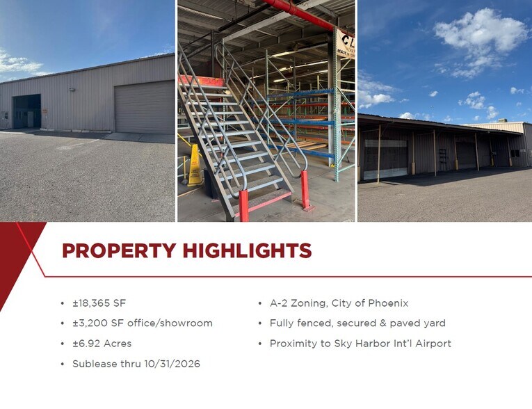 More Photos Of 3622 S 30th St, Phoenix Warehouse For Lease