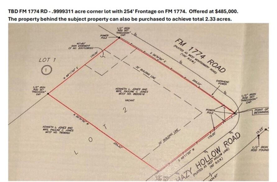 More Photos Of TBD FM 1774, Magnolia Land For Sale