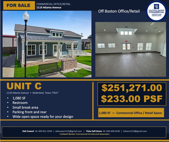 Primary Photo Of 1119 Atlanta Ave, Nederland Office For Sale