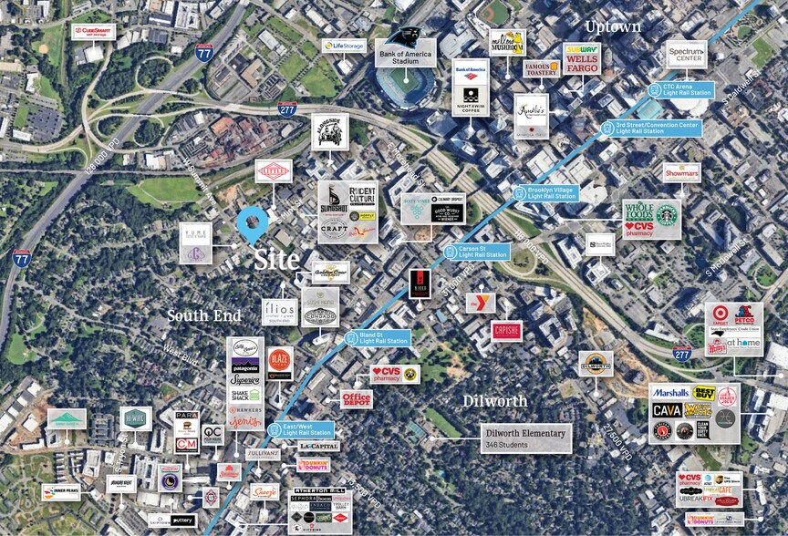 More Photos Of 1435 S Mint St, Charlotte Land For Sale