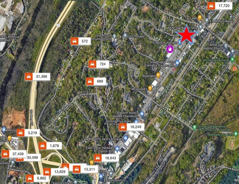 More Photos Of 2205 Dayton Blvd, Chattanooga Storefront Retail Office For Sale