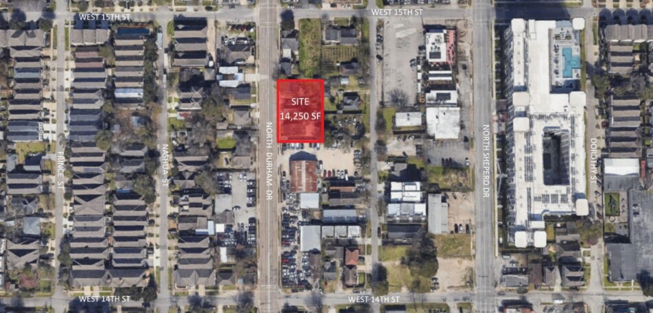 Primary Photo Of 1428-1432 N Durham Dr, Houston Land For Sale