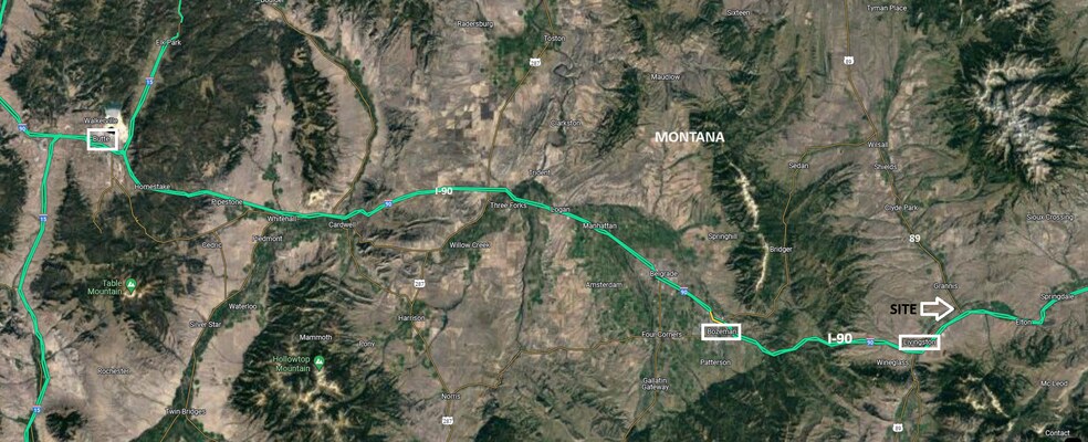 More Photos Of I-90 Interchange @ at 89, Livingston Land For Sale