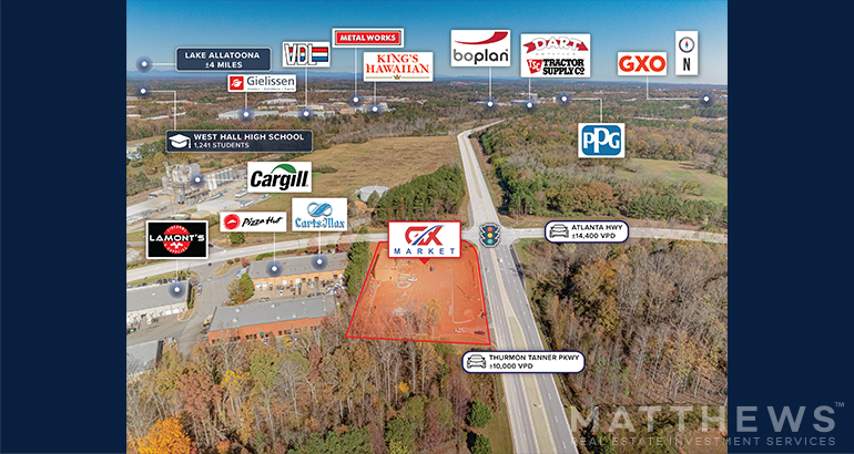 More Photos Of 4603 Atlanta Hwy, Flowery Branch Service Station For Sale