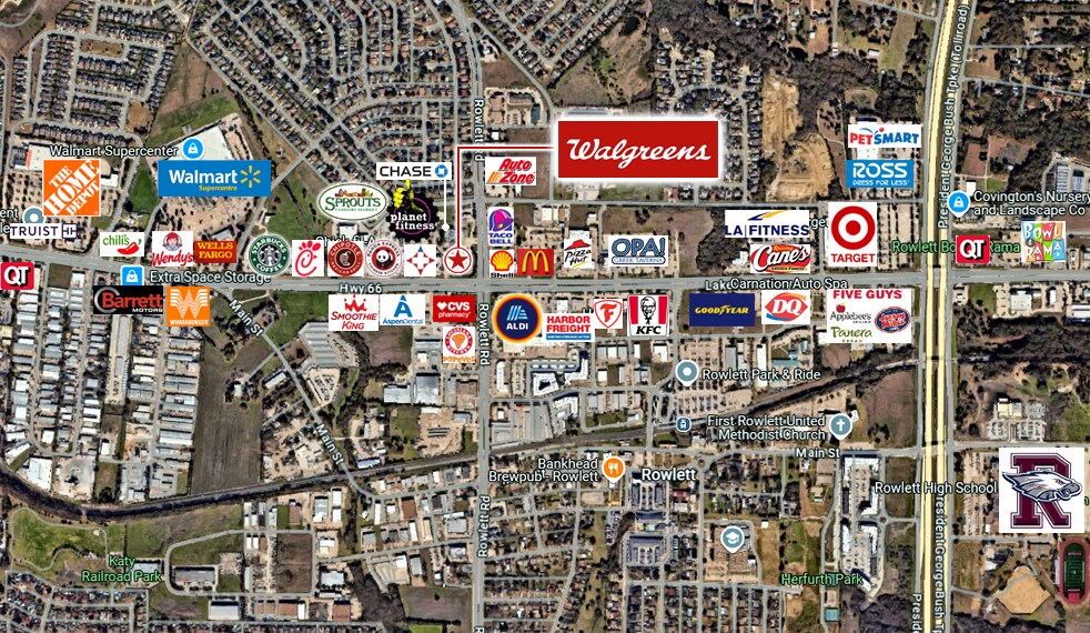 More Photos Of 3435 Lakeview Pky, Rowlett Drugstore For Sale