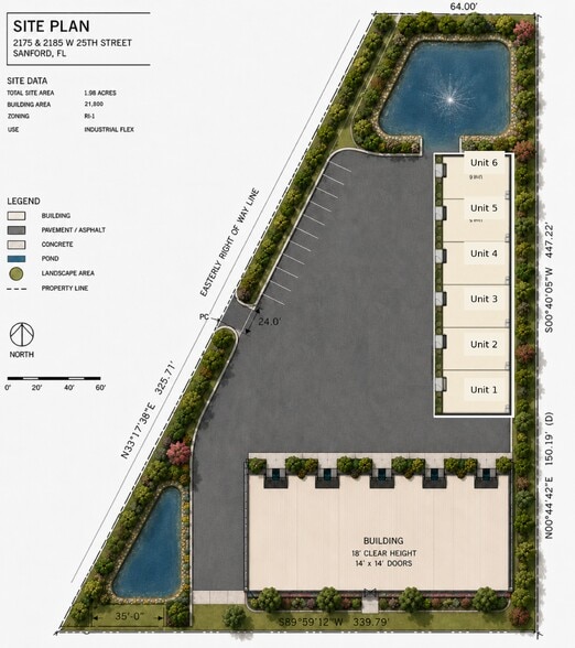 More Photos Of 2175-2185 W 25th St, Sanford Land For Sale