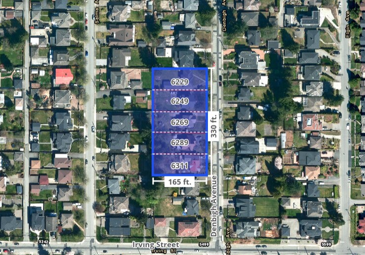 Primary Photo Of 6229-6311 Denbigh Av, Burnaby Land For Sale