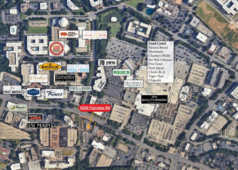 More Photos Of 6200 Fairview Rd, Charlotte Bank For Lease