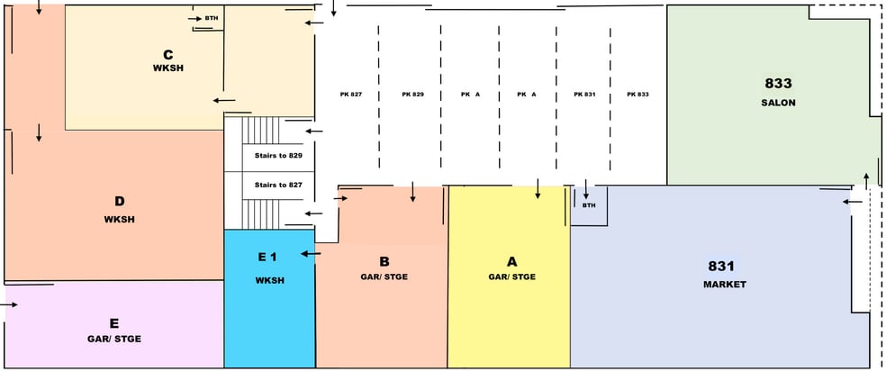 More Photos Of 827-833 E 4th St, Long Beach Storefront Retail Office For Lease