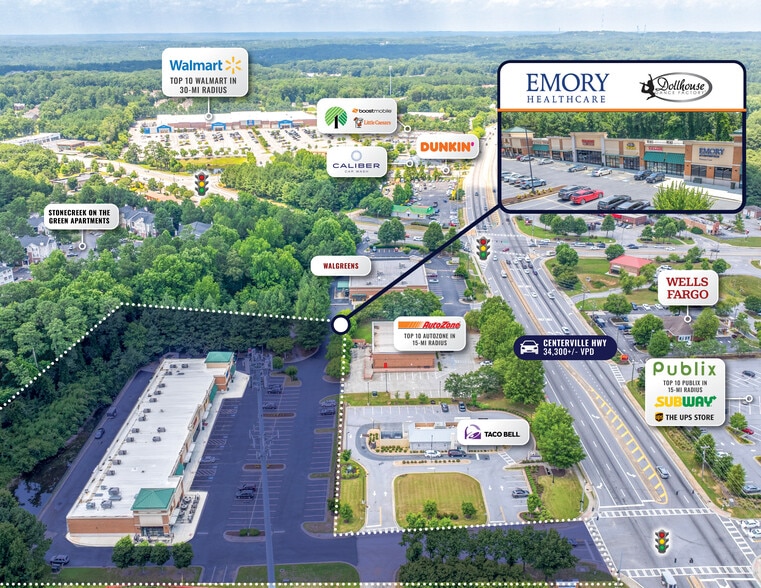 Primary Photo Of 3555 Centerville Hwy, Snellville Storefront Retail Office For Sale