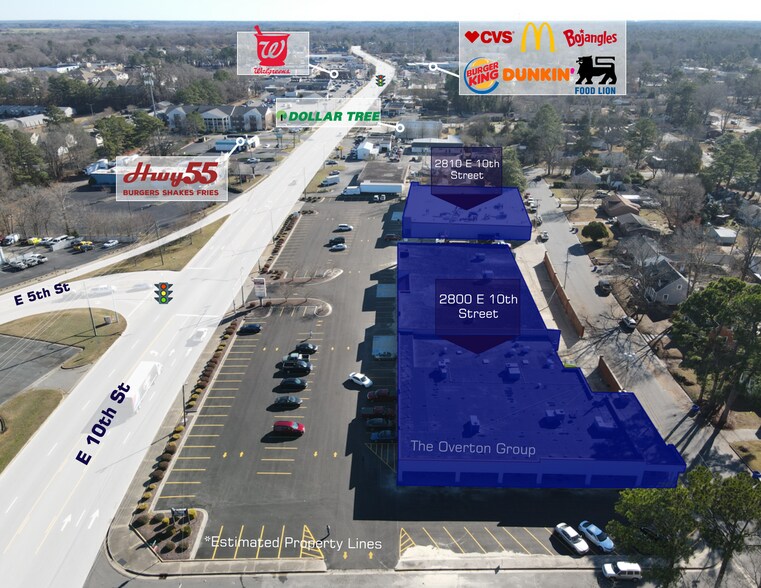 More Photos Of 2800-2810 E 10th St, Greenville Unknown For Lease