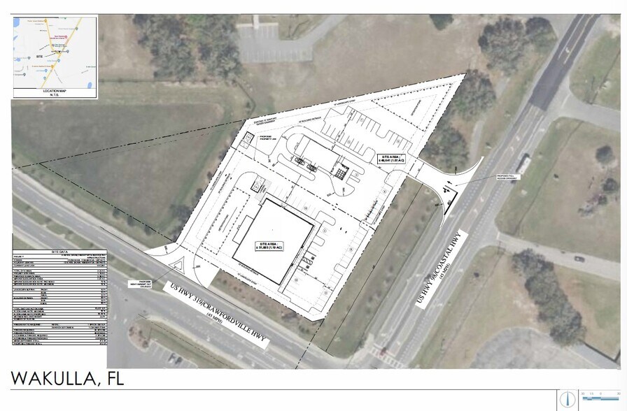 More Photos Of Crawfordville Hwy and U.S. 98 Hwy @ Coastal Hwy, Crawfordville Land For Sale