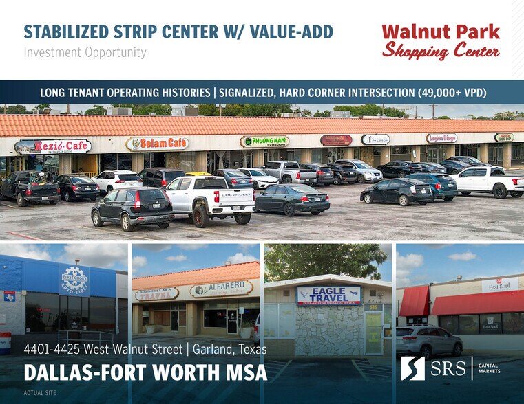 Primary Photo Of 4401-4425 West Walnut Street, Garland Storefront For Sale