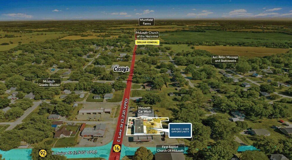 More Photos Of 101 E Lake St, Mc Louth Service Station For Sale