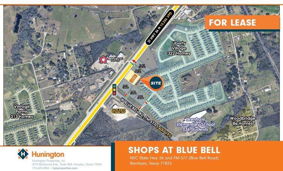 Primary Photo Of NEC State Hwy 36 and FM 577, Brenham General Retail For Lease