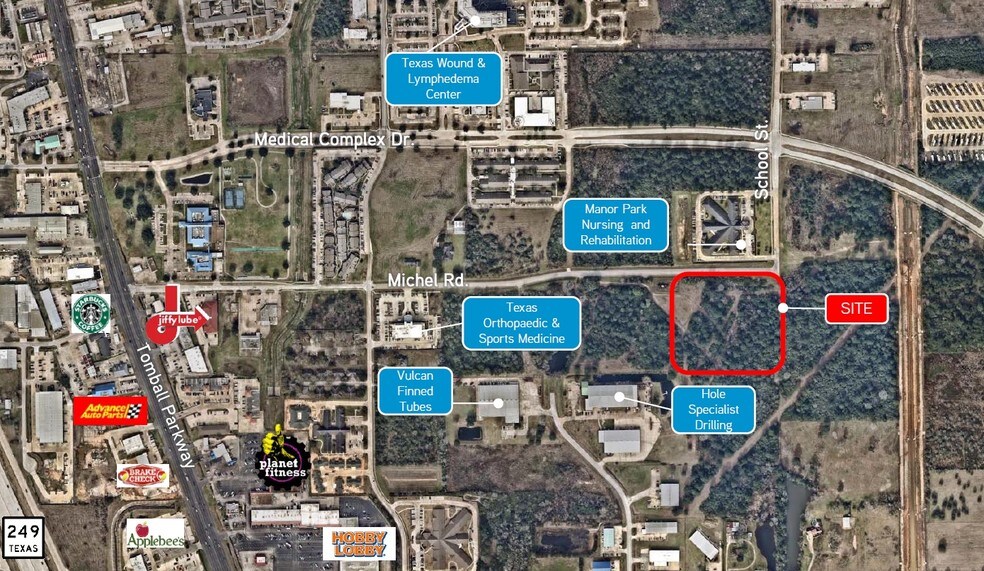 Primary Photo Of Michel Rd & School St, Tomball Land For Sale