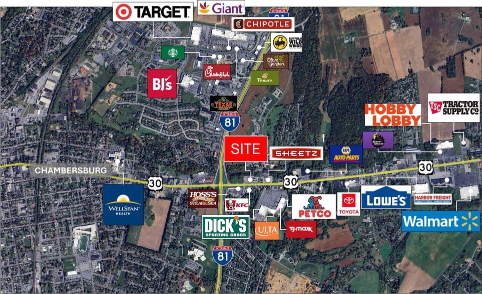 More Photos Of 1235 Lincoln Way E, Chambersburg Land For Lease