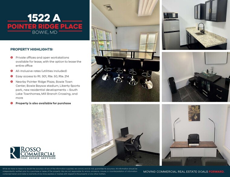 More Photos Of 1522A Pointer Ridge Pl, Bowie Coworking Space