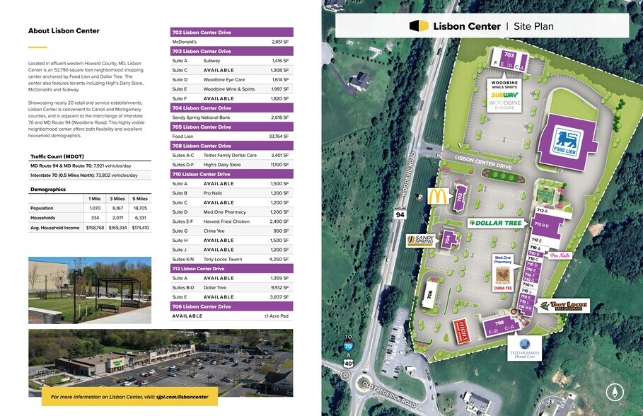 More Photos Of 702-712 Lisbon Center Dr, Woodbine Unknown For Lease